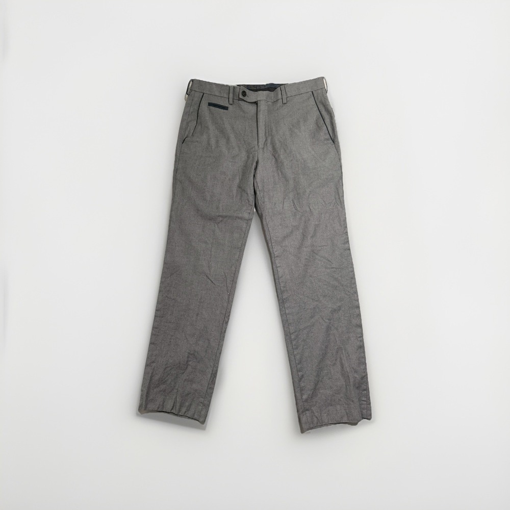Lauren by Ralph Lauren grey dress pants slacks, 33x30, women's large, 100% wool